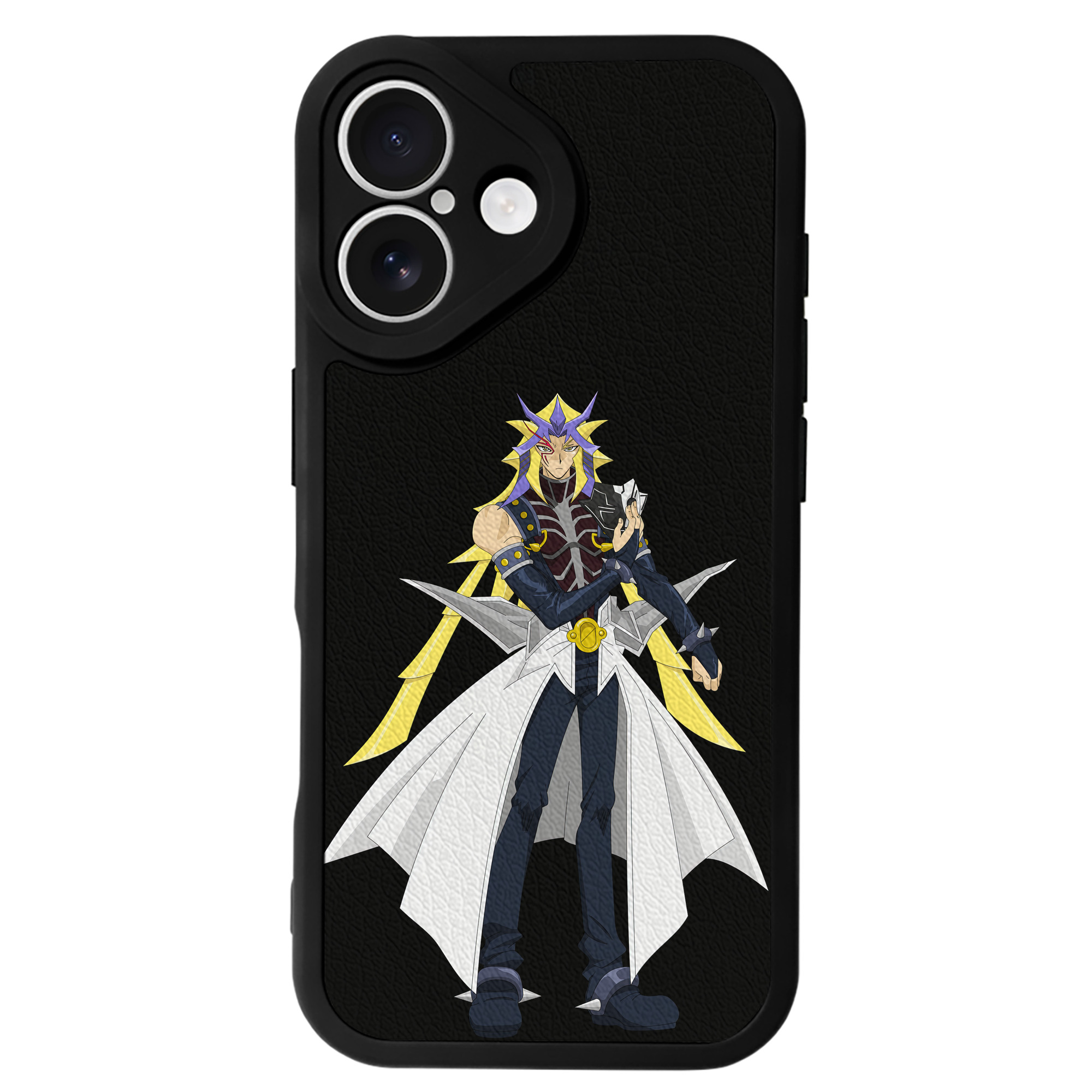 遊☆戯☆王 Yu-Gi-Oh! 【iPhone 16シリーズ対応】シリコンスマホケース（レザー調） 材質：シリコン